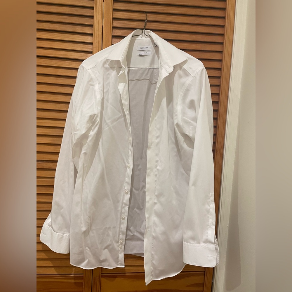 Calvin Klein White Button Down Shirt